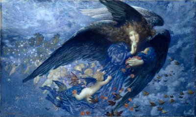 星の列車との夜 作： Edward Robert Hughes